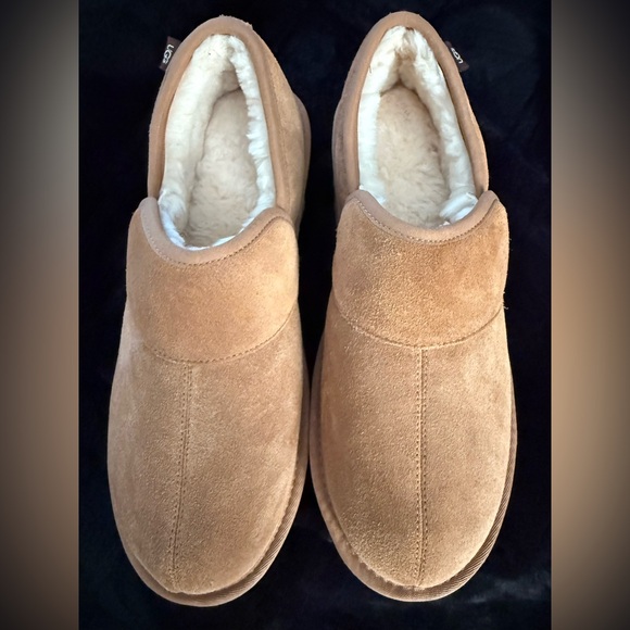 Ugg Men’s Leisure Outdoor Suede UGGplush Slipper Brown Sz 12 $89 - Picture 3 of 8